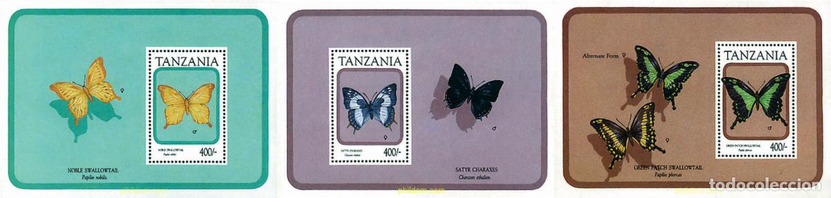 Sellos: 238720 MNH TANZANIA 1991 MARIPOSAS