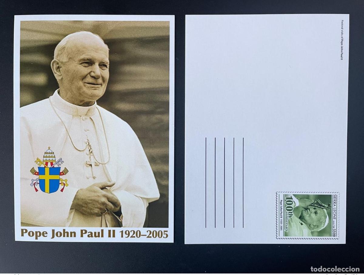 Sellos: Sierra Leona 2020 Mi.? Visitas pastorales completas (III) del Papa Juan Pablo II