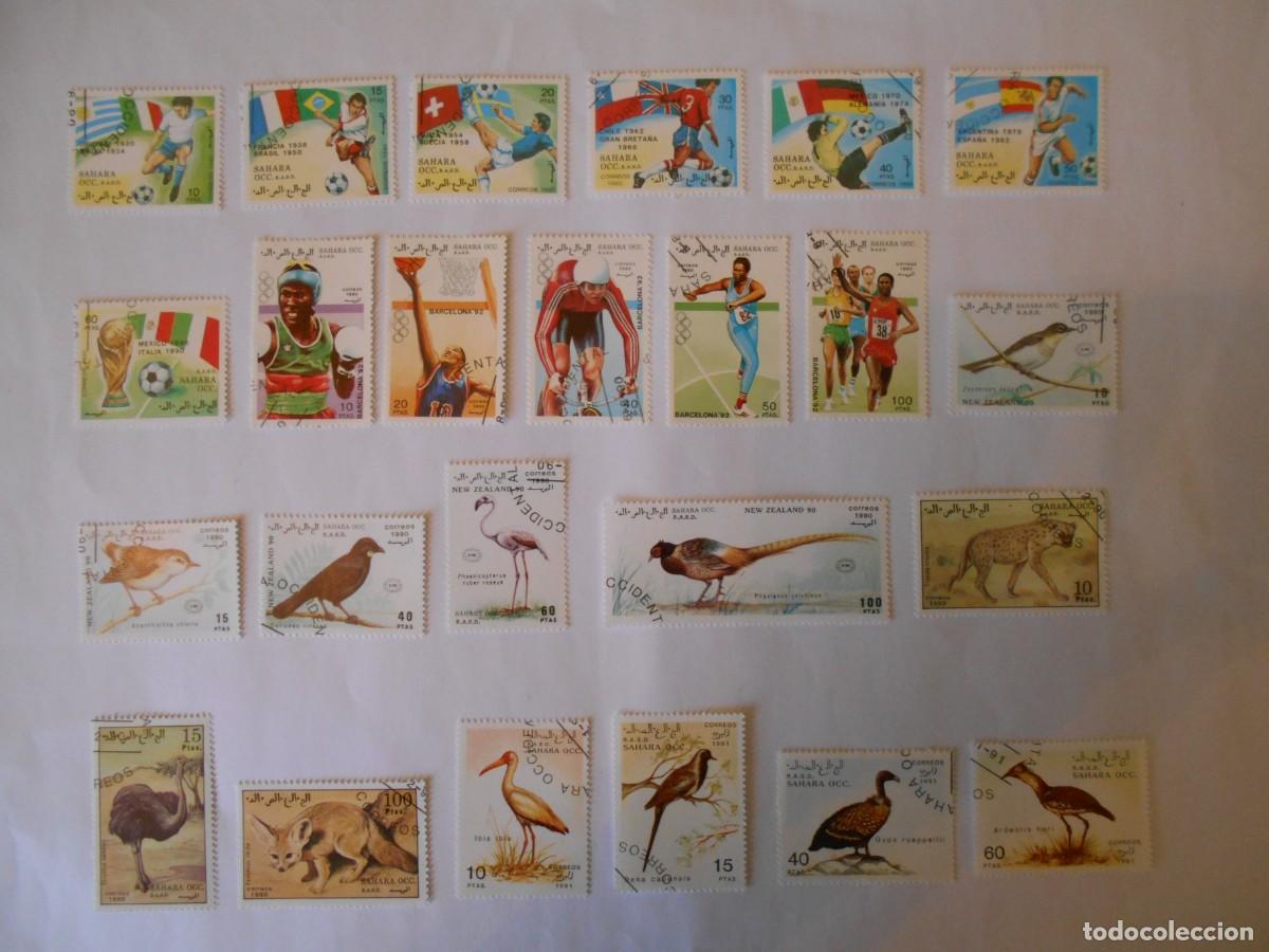 Sellos: SAHARA OCCIDENTAL-RASD-LOTE 105 SELLOS DIFERENTES-LOTE 1