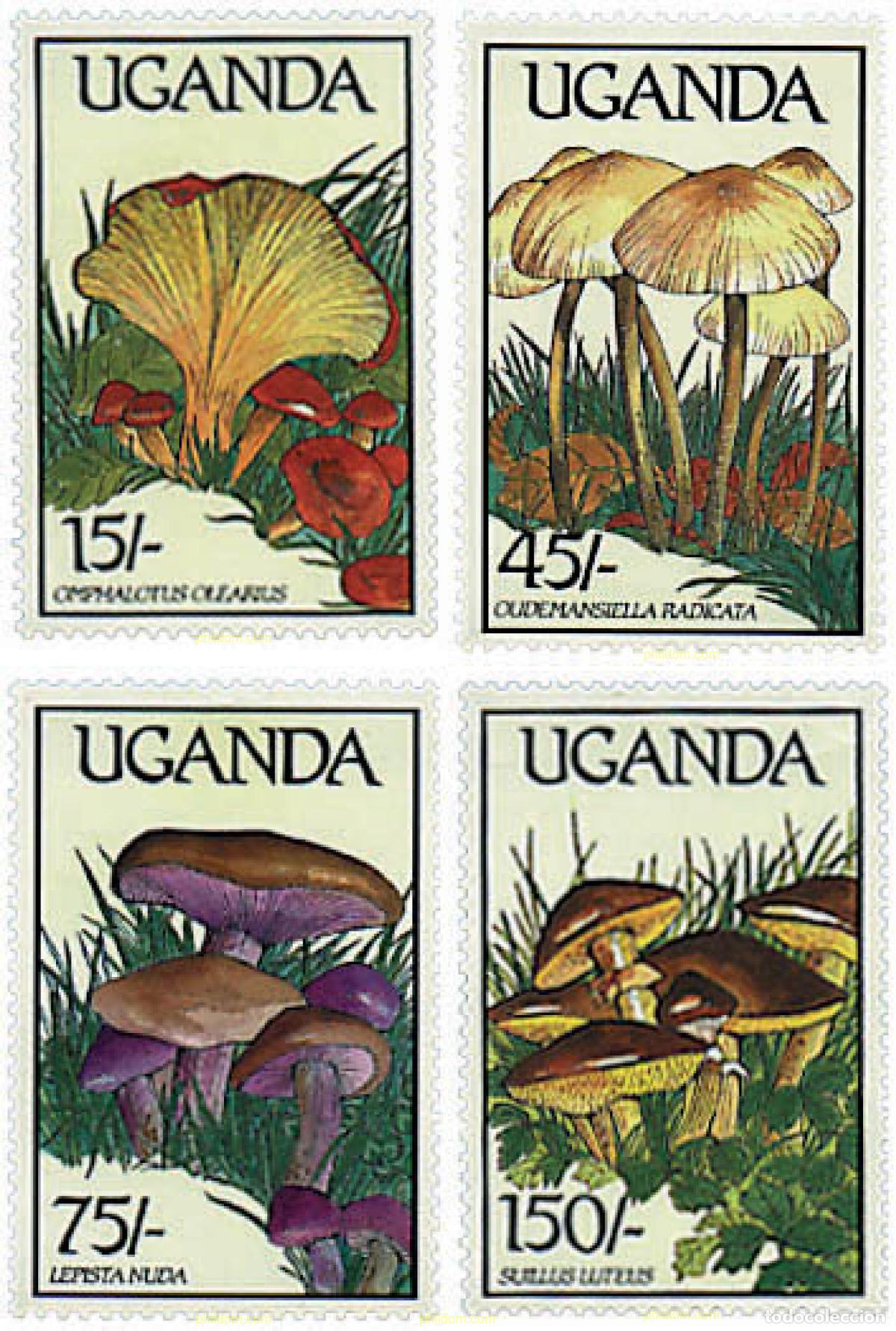 Sellos: 297799 MNH UGANDA 1989 SETAS