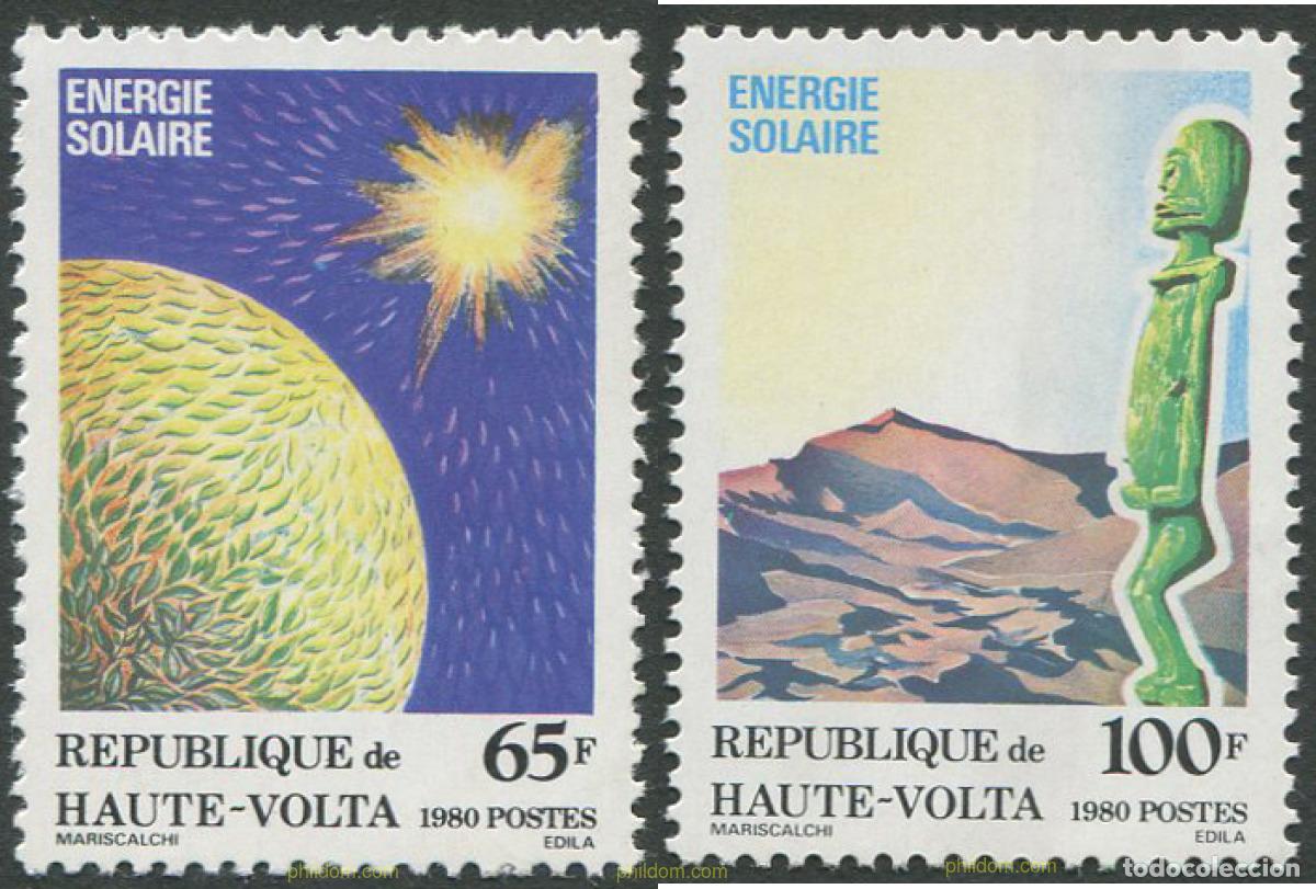 Sellos: 39049 MNH ALTO VOLTA 1980 ENERGIA SOLAR