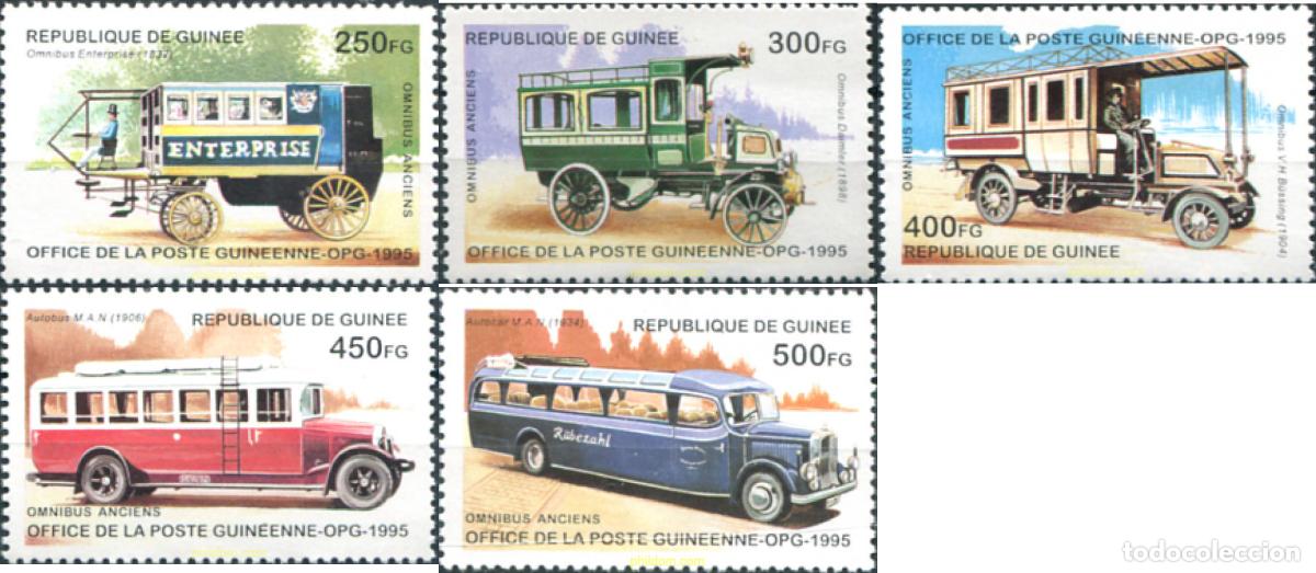 Sellos: 34915 MNH GUINEA 1995 VEHICULOS HISTORICOS