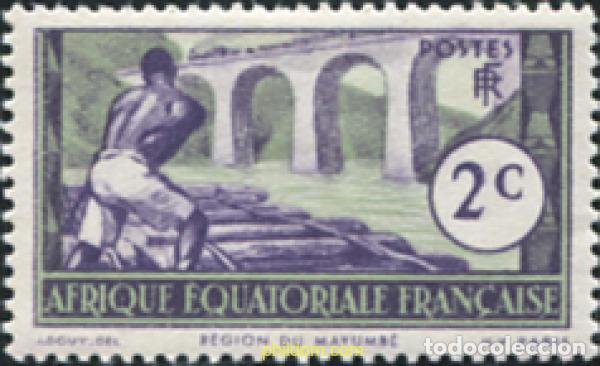 Sellos: 668033 MNH AFRICA ECUATORIAL FRANCESA 1937 SERIE BASICA