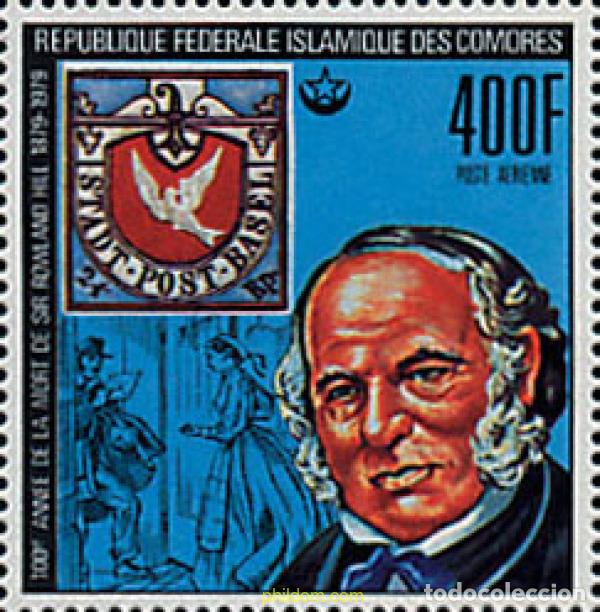 Sellos: 643432 MNH COMORES 1978 CENTENARIO DE LA MUERTE DE SIR ROWLAND HILL