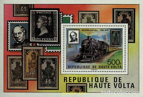 Sellos: 56435 MNH ALTO VOLTA 1979 CENTENARIO DE LA MUERTE DE SIR ROWLAND HILL