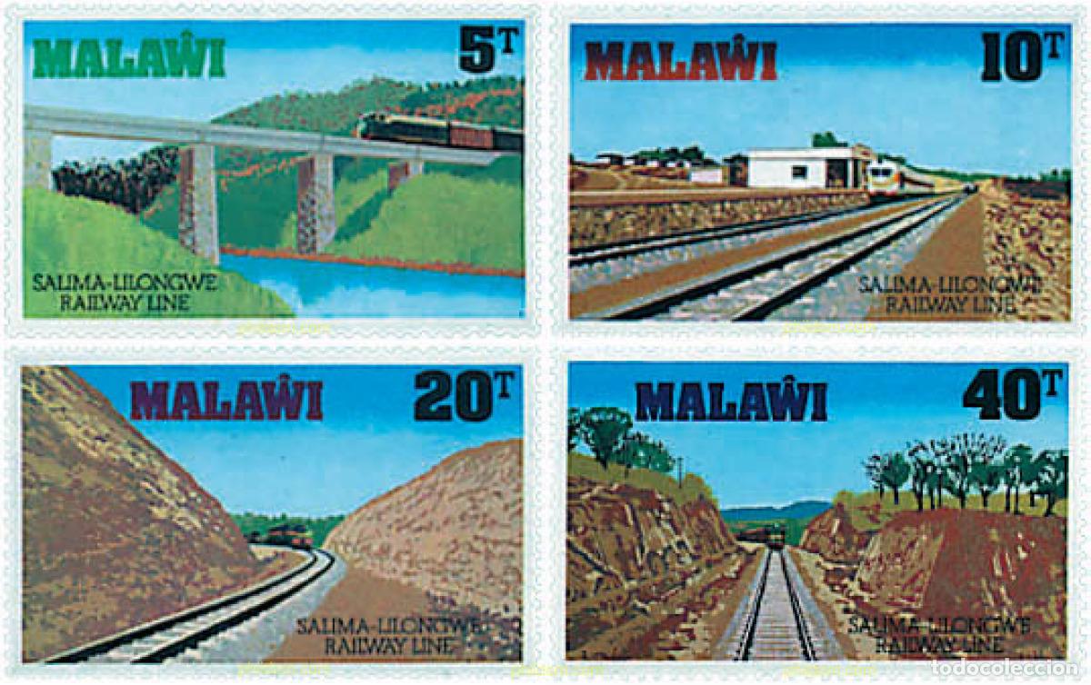Sellos: 55793 MNH MALAWI 1979 INAUGURACION DEL FERROCARRIL SALIMA-LILONGWE