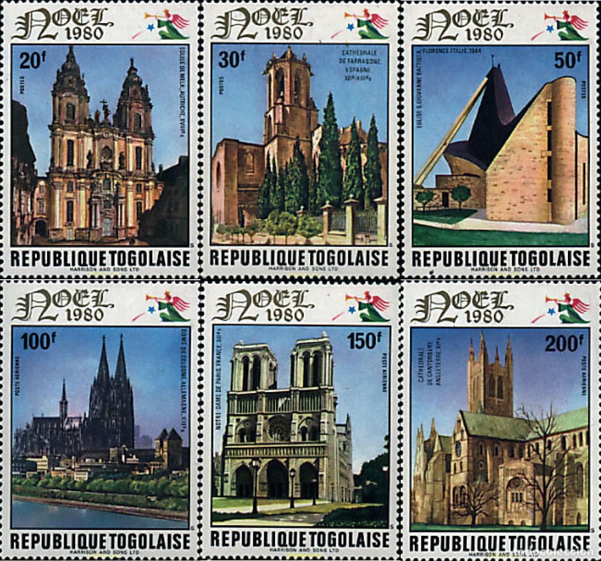 Sellos: 59193 MNH TOGO 1980 NAVIDAD