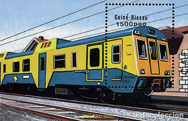 Selos: 54970 MNH GUINEA BISSAU 1989 TRANSPORTES FERROVIARIOS