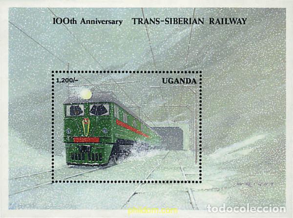 Sellos: 59588 MNH UGANDA 1992 CENTENARIO DEL TRANSIBERIANO