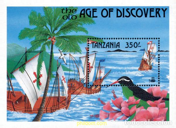 Sellos: 329545 MNH TANZANIA 1990 500 ANIVERSARIO DEL DESCUBRIMIENTO DE AMERICA