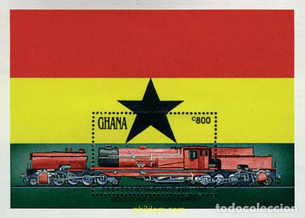 Sellos: 211264 MNH GHANA 1992 FERROCARRILES