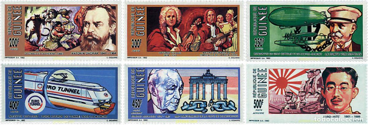 Sellos: 58410 MNH GUINEA 1992 ANIVERSARIOS Y ACONTECIMIENTOS