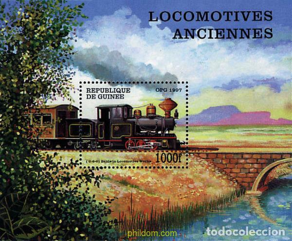 Sellos: 74374 MNH GUINEA 1997 LOCOMOTORAS