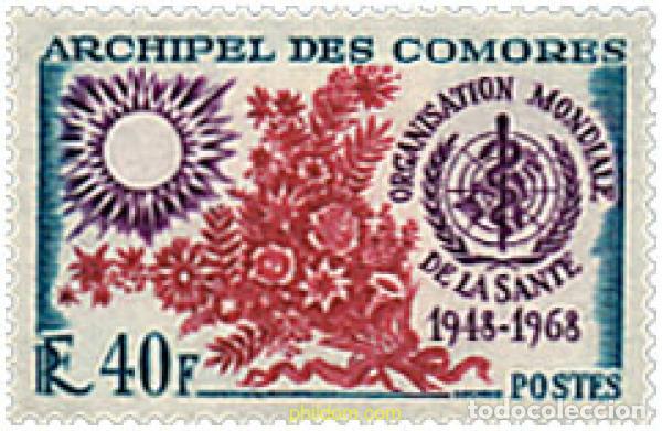 Sellos: 82607 MNH COMORES 1968 PERSONAJES DE LEYENDA