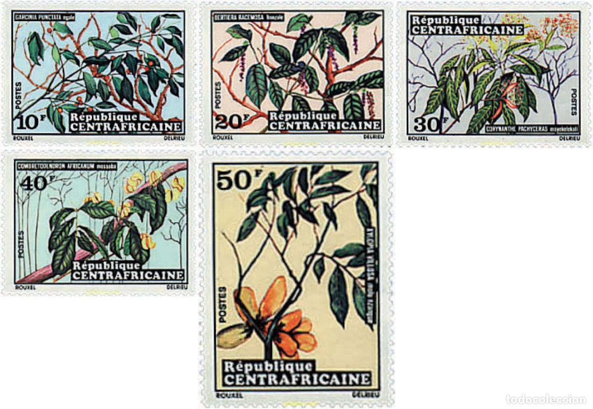 Sellos: 82312 MNH CENTROAFRICANA 1973 FLORA