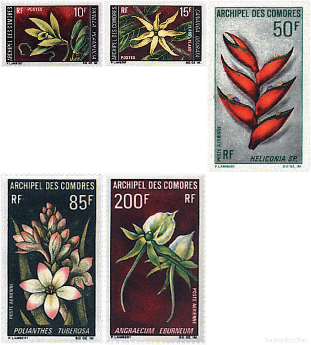 Sellos: 96088 MNH COMORES 1969 FLORES