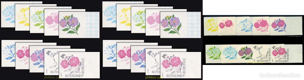 Sellos: 204166 MNH BURUNDI 1966 FLORES