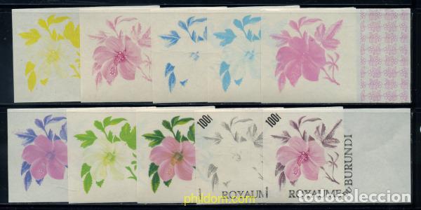 Sellos: 204175 MNH BURUNDI 1966 FLORES