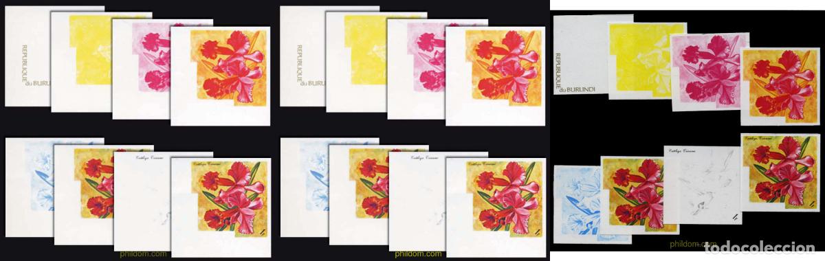 Sellos: 204404 MNH BURUNDI 1972 ORQUIDEAS AFRICANAS