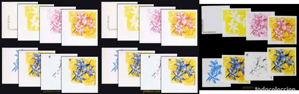 Sellos: 204407 MNH BURUNDI 1972 ORQUIDEAS AFRICANAS