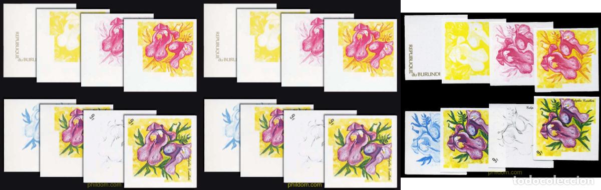 Sellos: 204412 MNH BURUNDI 1972 ORQUIDEAS AFRICANAS