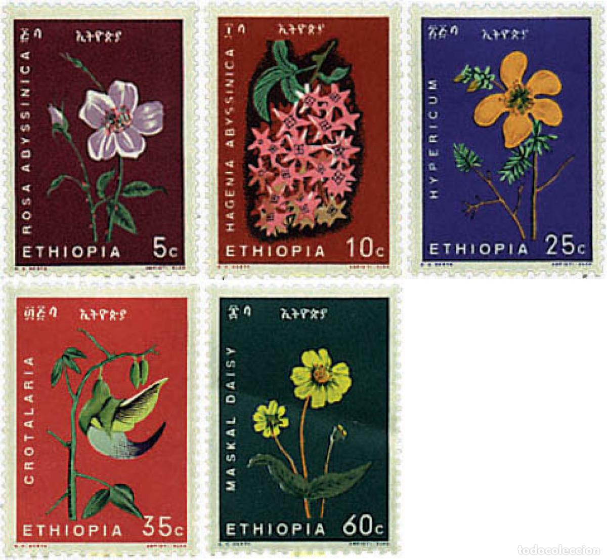 Sellos: 88851 MNH ETIOPIA 1965 FLORES DE ETIOPIA