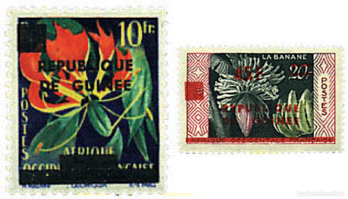 Sellos: 91750 MNH GUINEA 1958 FLORES
