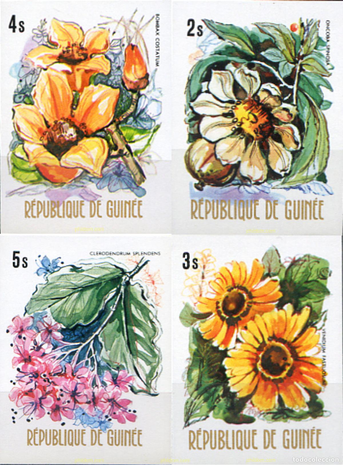 Sellos: 13092 MNH GUINEA 1974 FLORES DE GUINEA