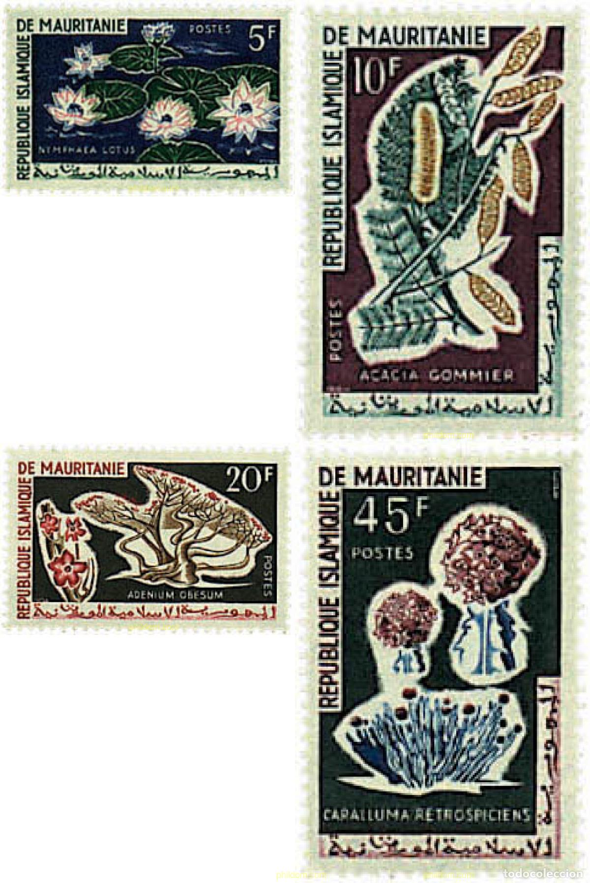 Sellos: 95552 MNH MAURITANIA 1965 FLORES