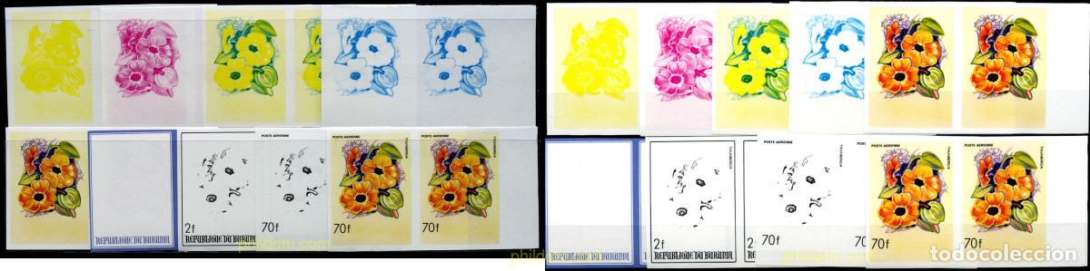 Sellos: 206267 MNH BURUNDI 1986 FLORES AFRICANAS