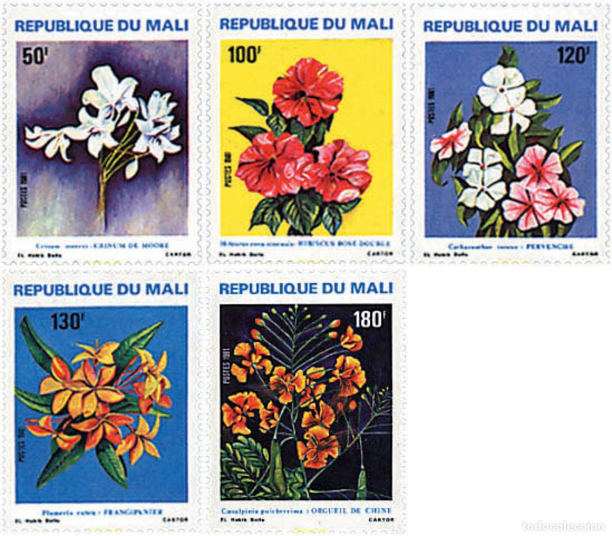 Sellos: 95351 MNH MALI 1981 FLORES TROPICALES