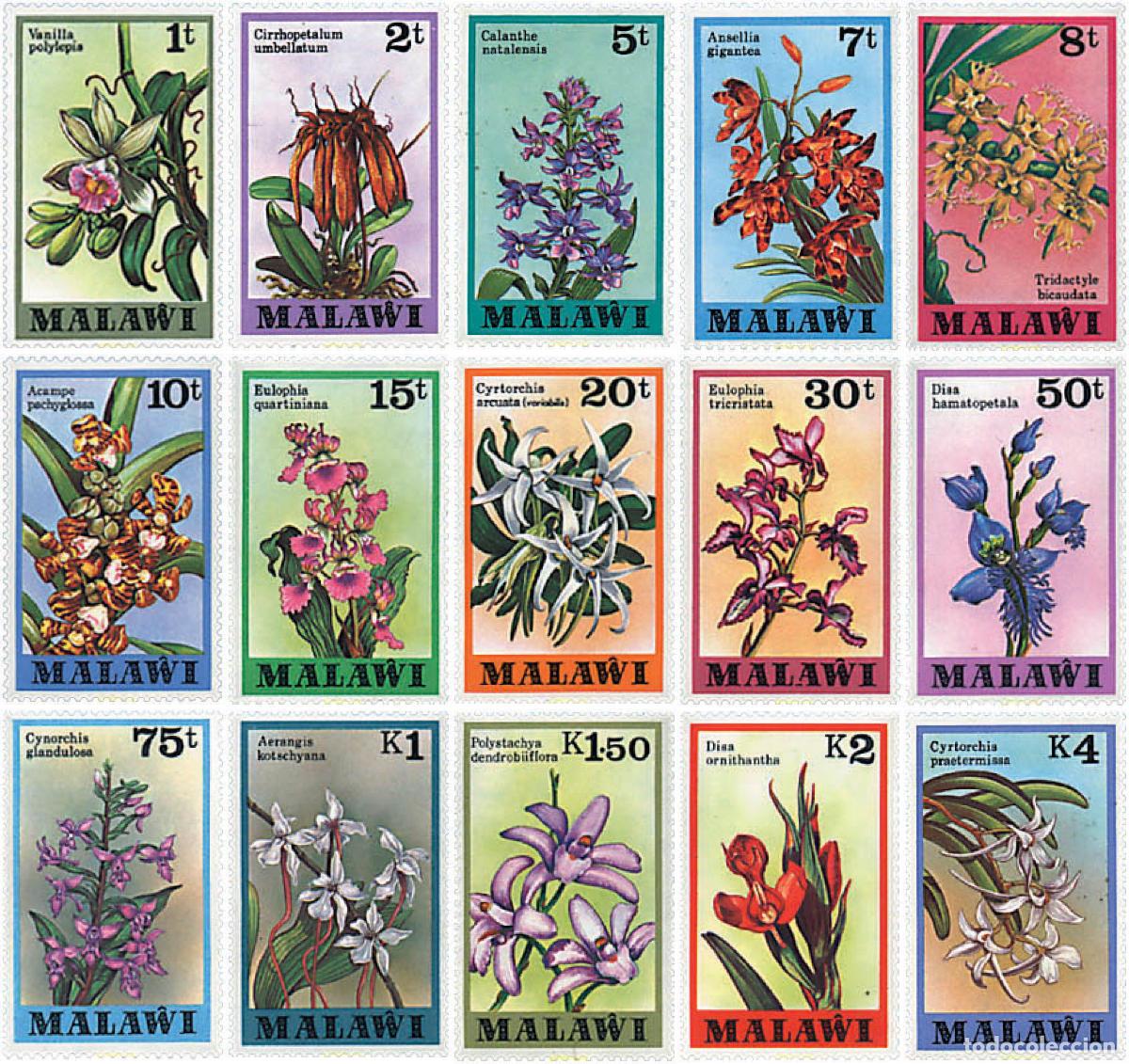 Sellos: 95233 MNH MALAWI 1979 ORQUIDEAS