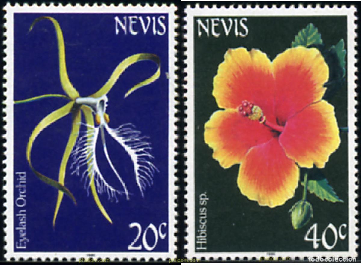 Sellos: 153811 MNH NEVIS 1984 FLORES TROPICALES