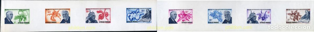 Sellos: 221525 MNH RUANDA 1970 25 ANIVERSARIO DE LA MUERTE DE F. D. ROOSEVELT
