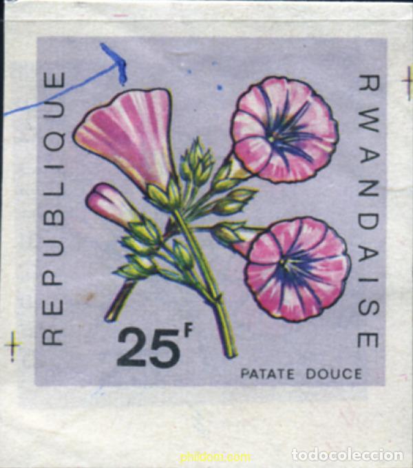 Sellos: 221365 MNH RUANDA 1968 FLORES TROPICALES