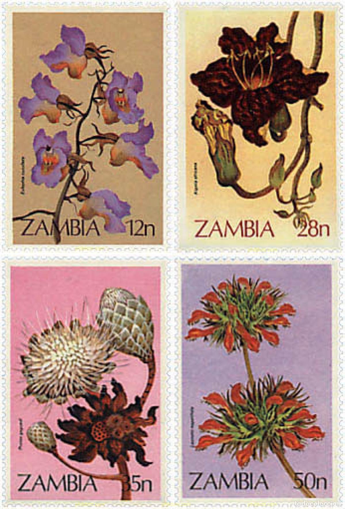 Sellos: 82734 MNH ZAMBIA 1983 FLORES