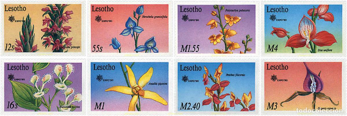 Sellos: 100104 MNH LESOTHO 1990 EXPO 90. EXPOSICION UNIVERSAL DE JARDINES Y ESPACIOS VERDES DE OSAKA