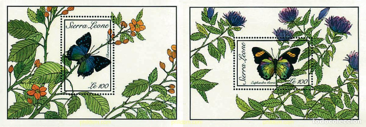 Sellos: 95078 MNH SIERRA LEONA 1989 MARIPOSAS