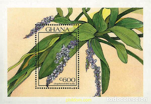 Sellos: 317392 MNH GHANA 1990 ORQUIDEAS