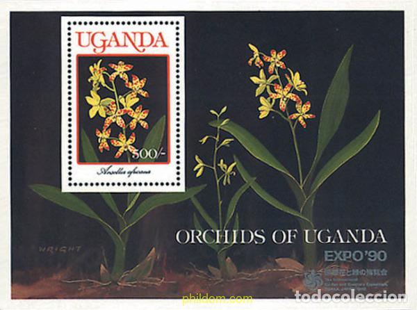 Sellos: 296788 MNH UGANDA 1990 EXPO 90. EXPOSICION UNIVERSAL DE JARDINES Y ESPACIOS VERDES DE OSAKA