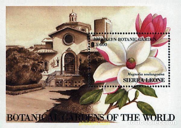 Sellos: 362129 MNH SIERRA LEONA 1991 JARDINES BOTANICOS DEL MUNDO