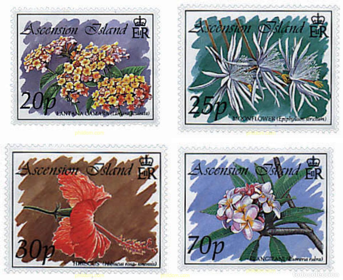 Sellos: 79825 MNH ASCENSION 1993 FLORES