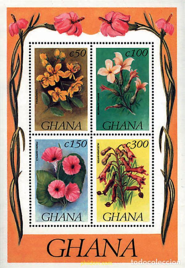 Sellos: 302942 MNH GHANA 1993 FLORES DE GHANA