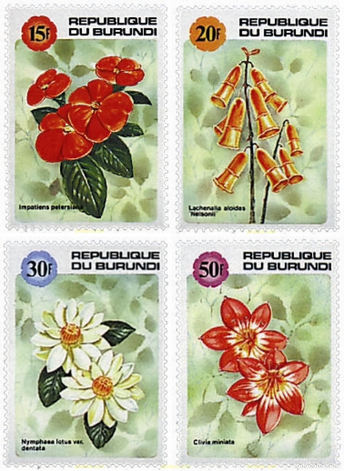 Sellos: 81774 MNH BURUNDI 1992 FLORES