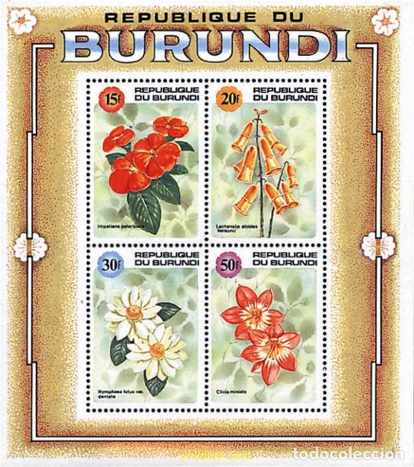 Sellos: 81778 MNH BURUNDI 1992 FLORES
