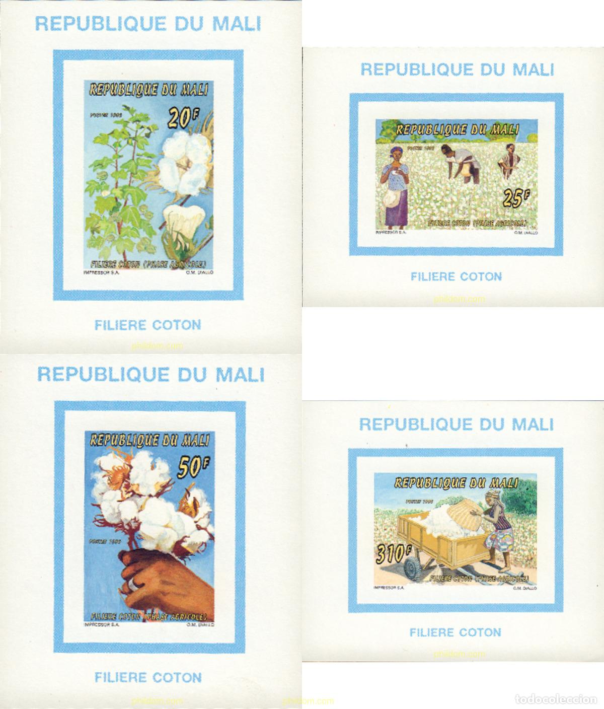 Sellos: 566851 MNH MALI 1996 LA RECOGIDA DEL ALGODON