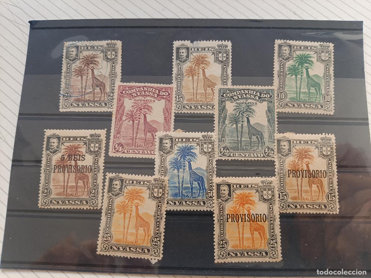 Sellos: Nyassa. Colonia portuguesa. Lote de sellos