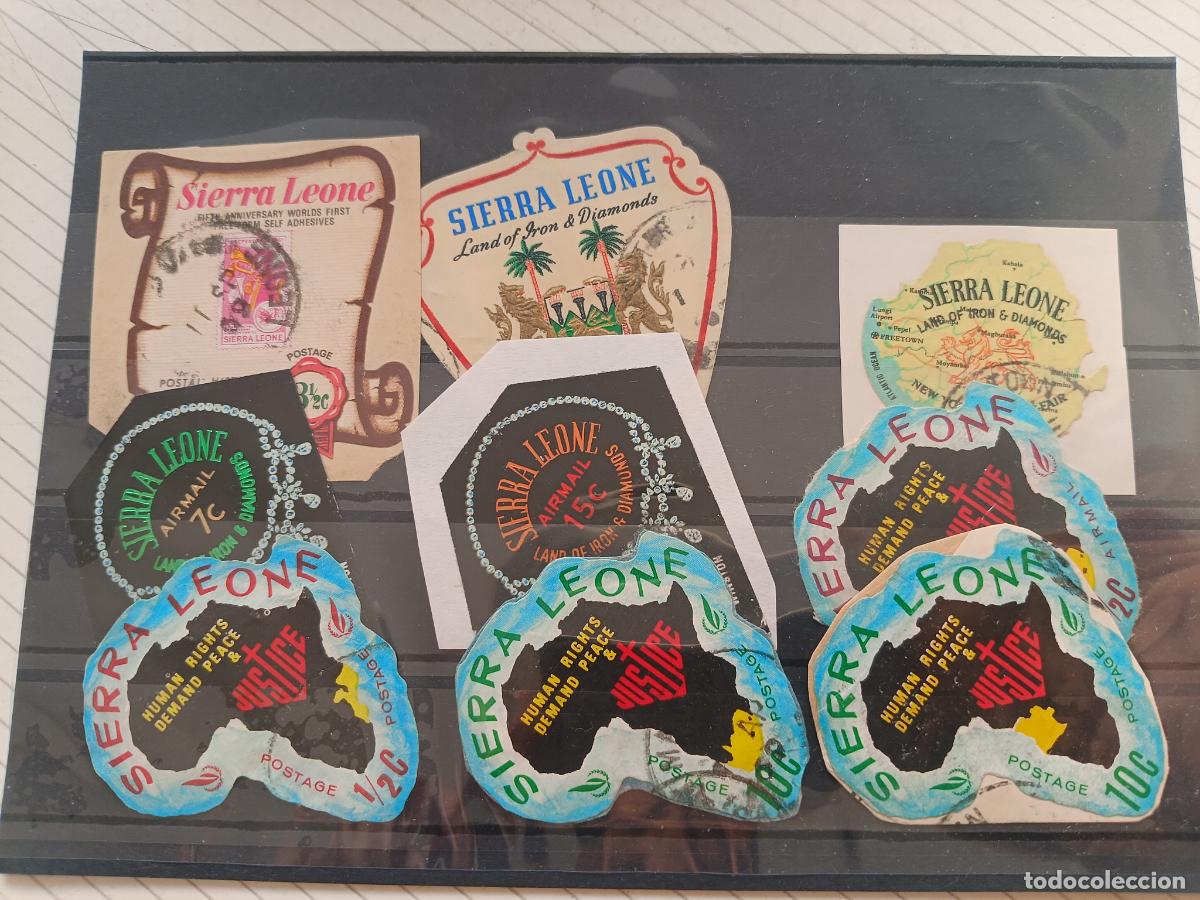 Sellos: Sierra Leona: 9 sellos