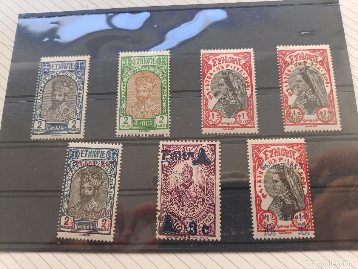 Briefmarken: Etiop&iacute;a. Etiophie, Ethiopia. Lote de sellos antiguos