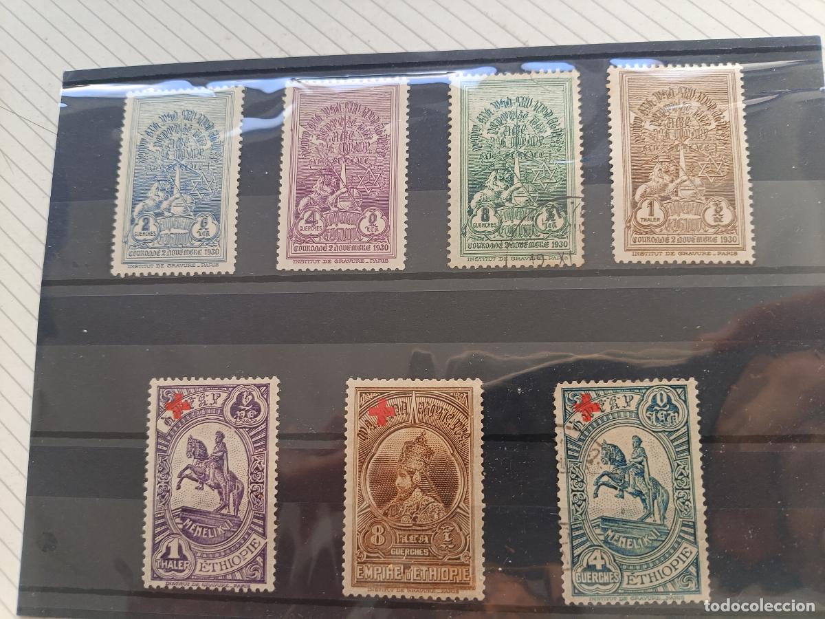 Francobolli: Etiop&iacute;a. Etiophie, Ethiopia. Lote de sellos antiguos